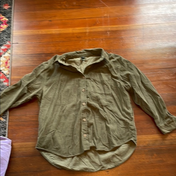 wild fable Jackets & Blazers - Wild Fable Green Casual Button Down Shirt